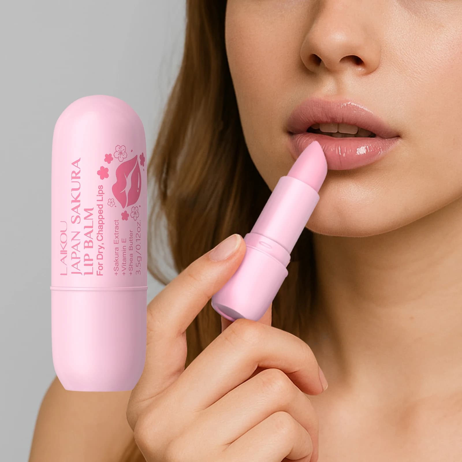 LAIKOU Japan Sakura Hydrating Plumping Lip Balm