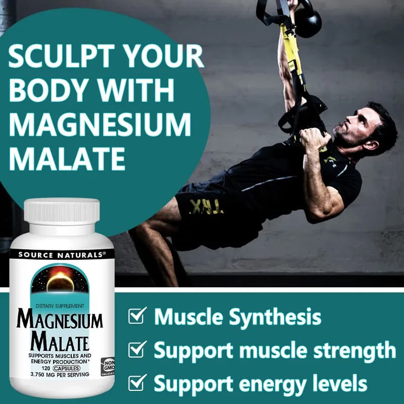bottle of magnesium malate supplement — image 4
