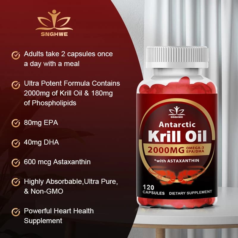 bottle of krill oil capsules — image 4