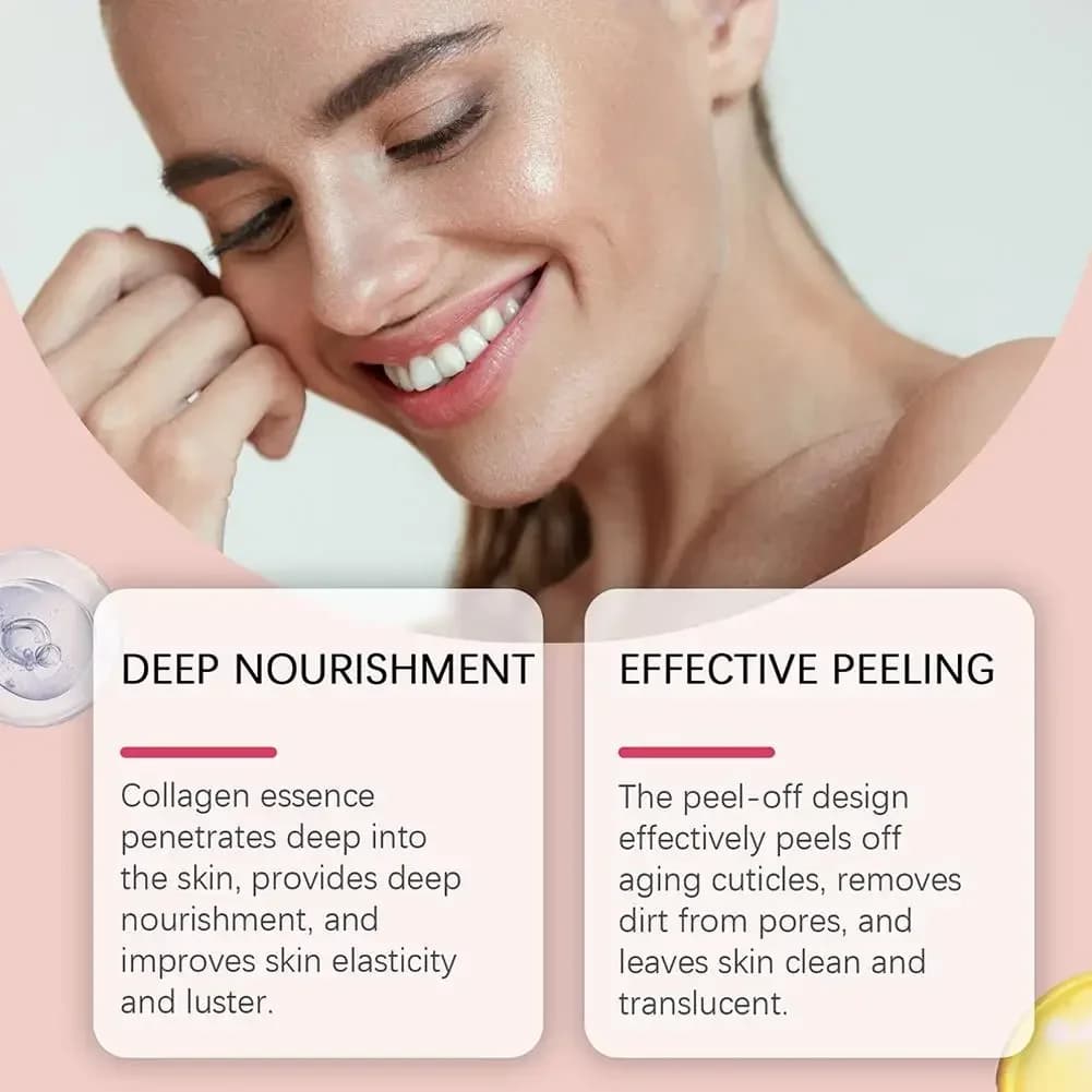 collagen peel-off night mask in packaging — image 2