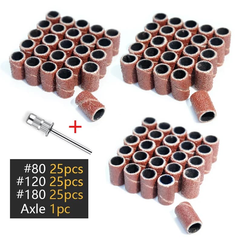 Nail sanding ring bands for electric manicure drill — image 7
