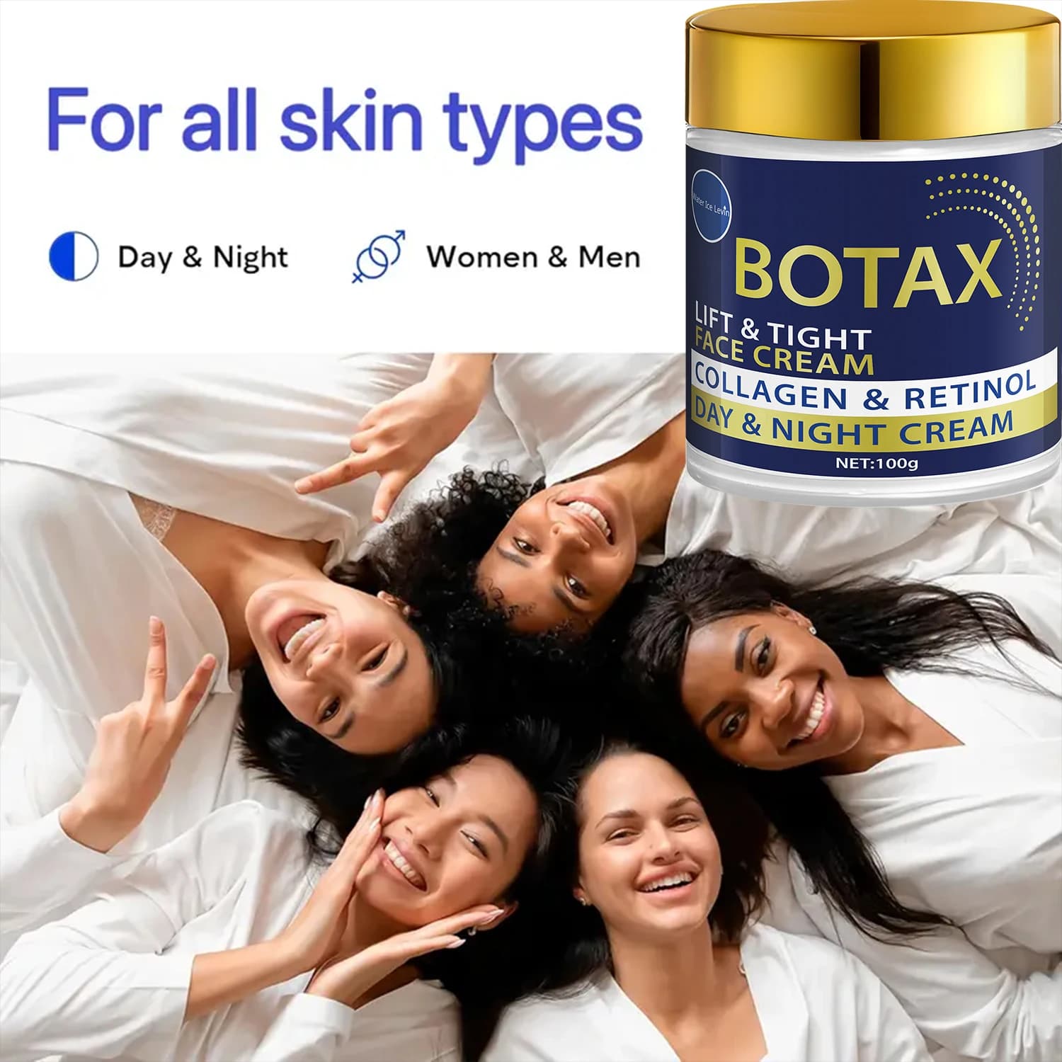 Dual-core retinol face cream tube — image 2