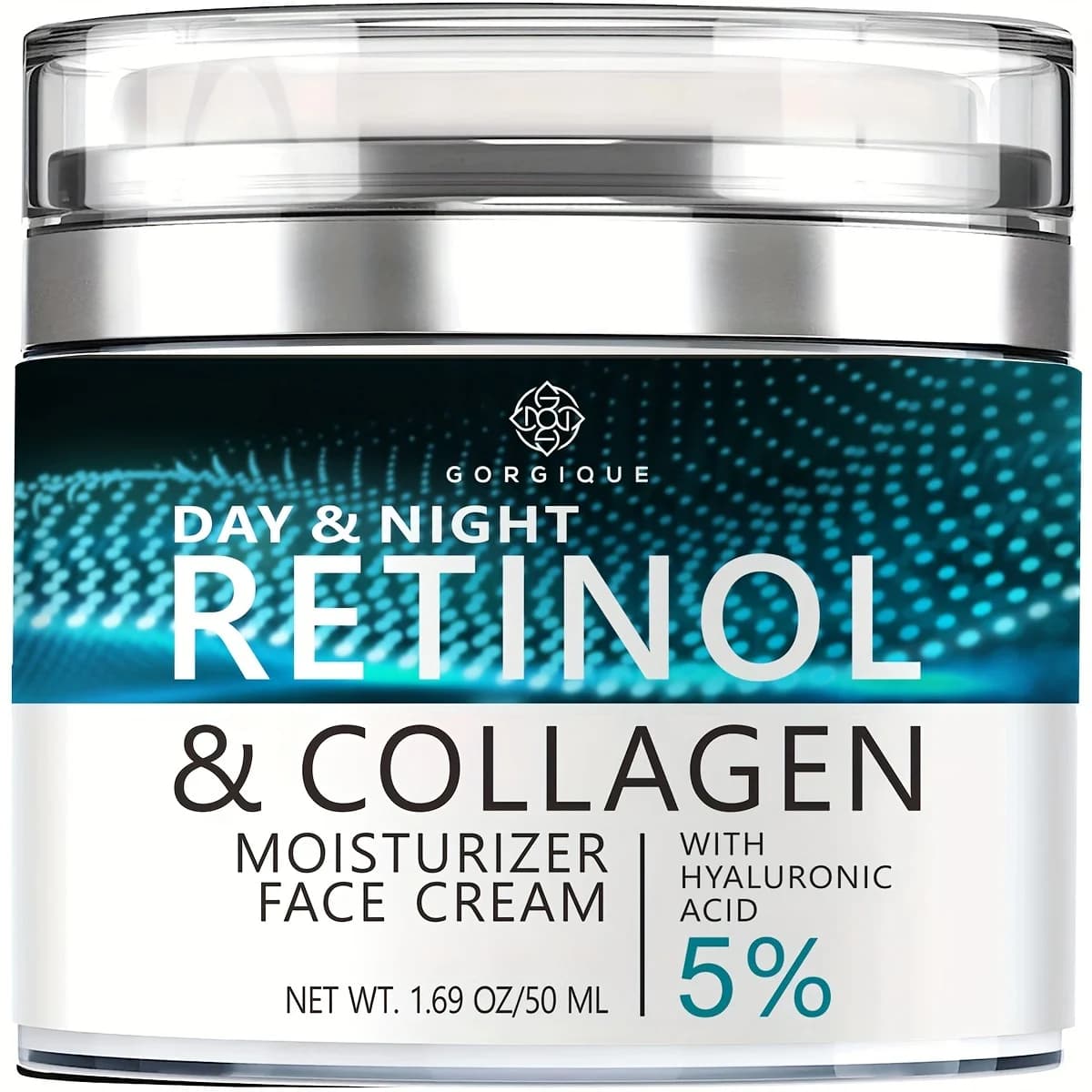 Gorgique retinol face moisturizer jar — image 1