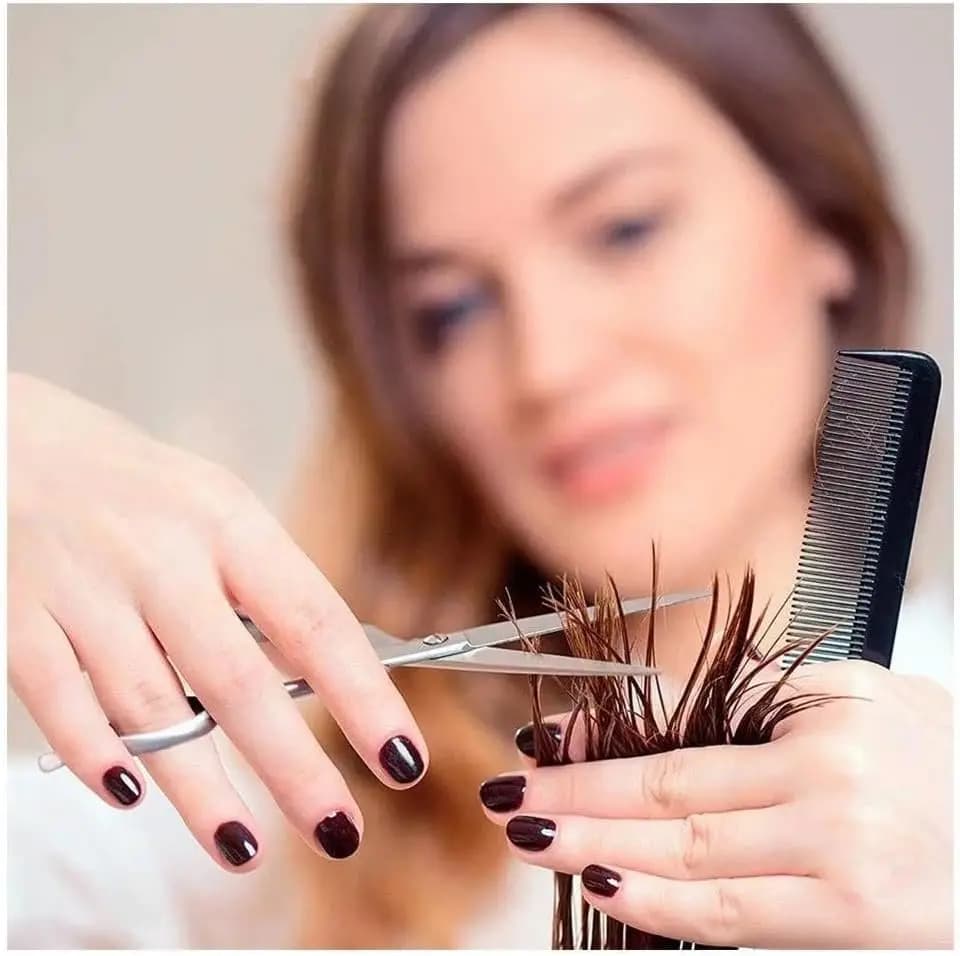 stainless steel hair cutting shears — image 6