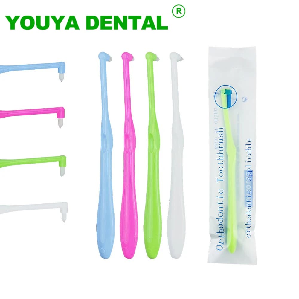 4‑Piece Soft Interdental Tuft Toothbrush Set