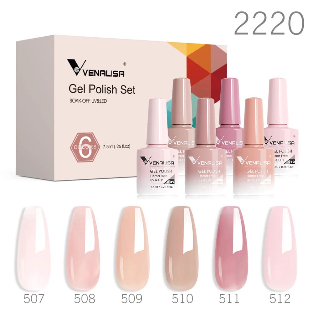 Jelly pink semi-transparent nail gel polish bottle — image 1