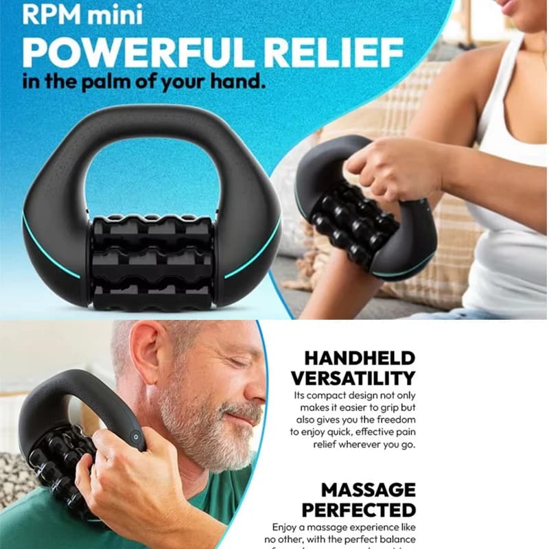 compact rolling percussive massager — image 6