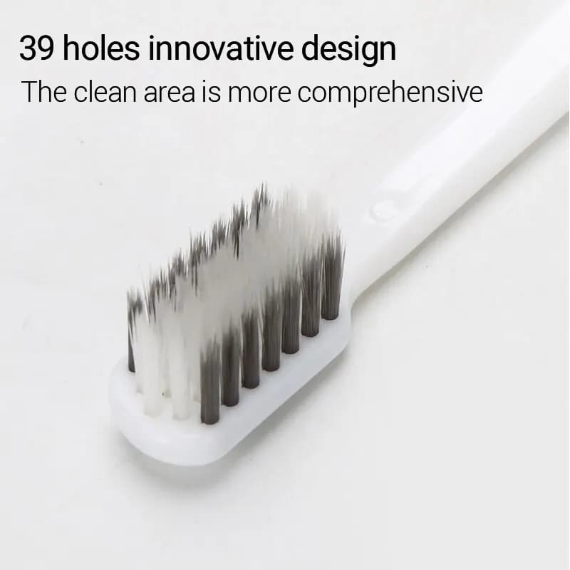 Bamboo charcoal toothbrush with soft silk bristles — image 4