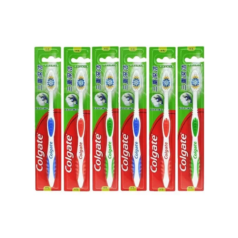 Colgate soft bristle toothbrush pack of six — image 6