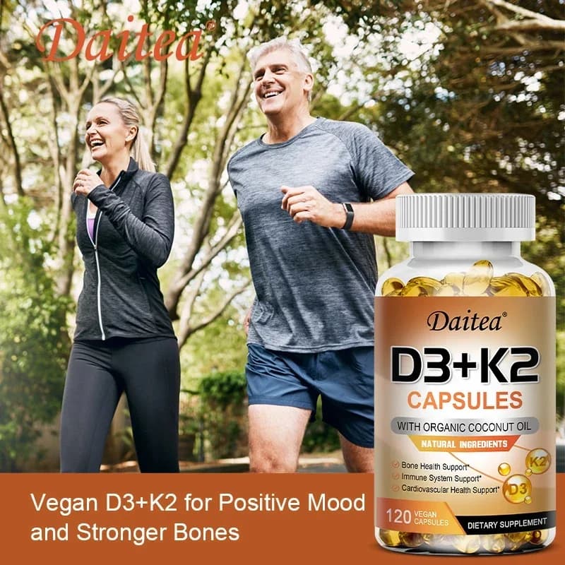 vegan vitamin d3 k2 capsules in organic coconut oil — image 6