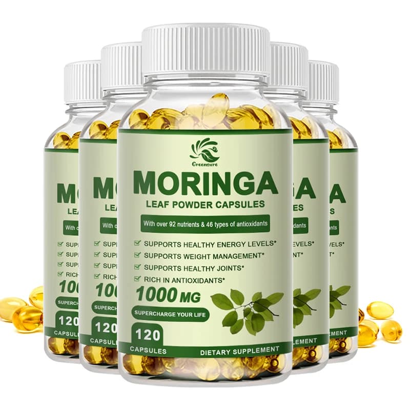 bottles of moringa extract capsules — image 8