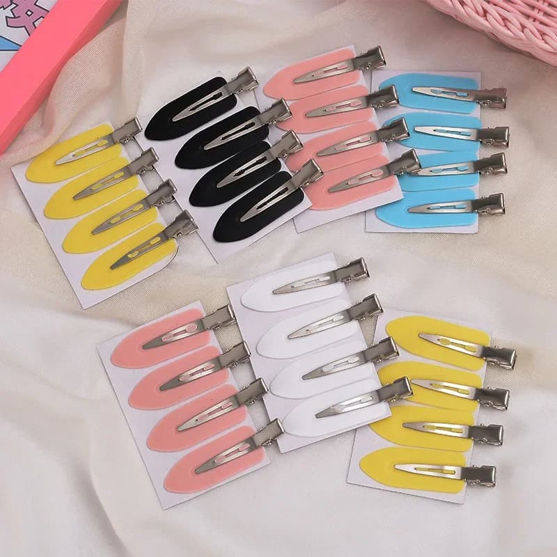 4 Pack Seamless Hair Clips for Side Bangs
