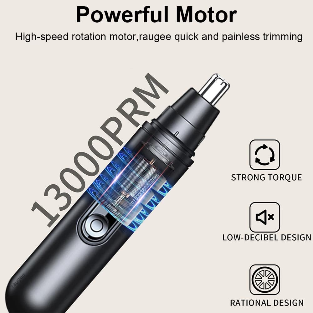 portable electric nose ear eyebrow trimmer — image 4