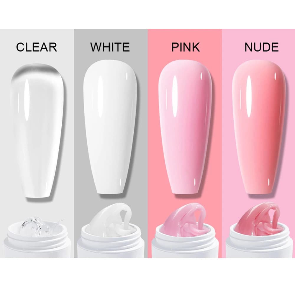 clear non-stick hand extension gel nail polish bottle — image 6