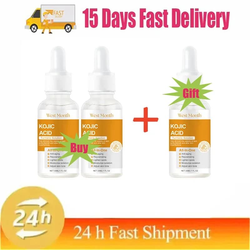 Kojic acid whitening essence bottle — image 8