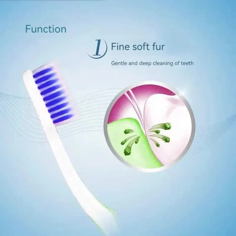 Colgate soft bristle toothbrush pack of six — image 3