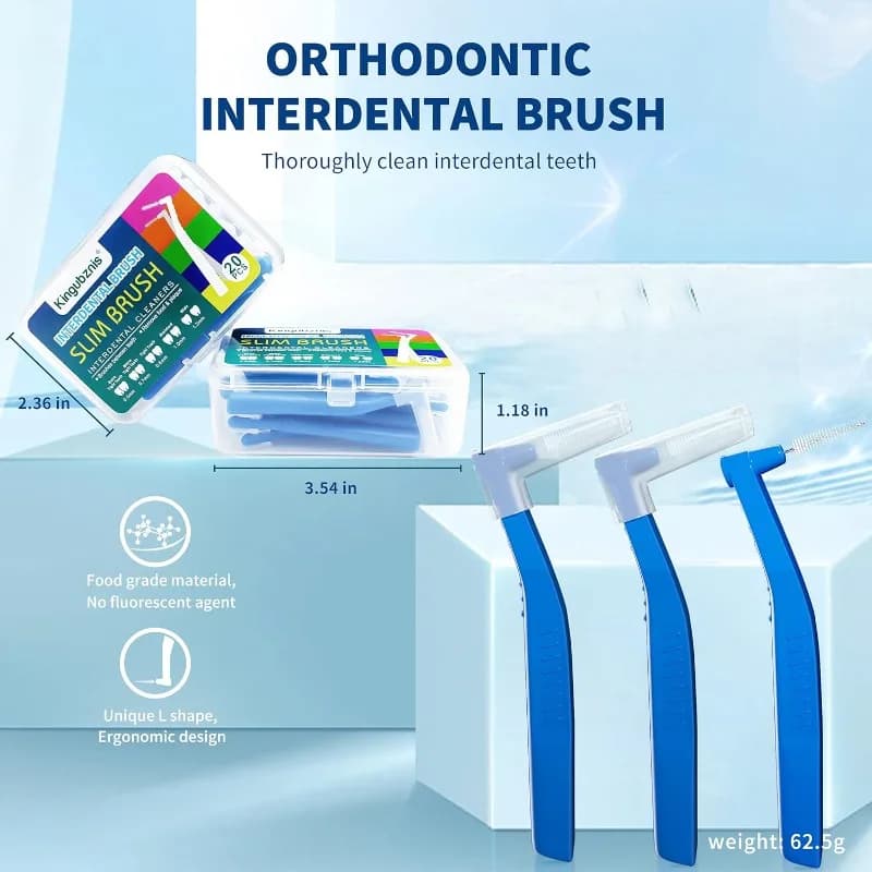 interdental brush cleaner set with portable case — image 6