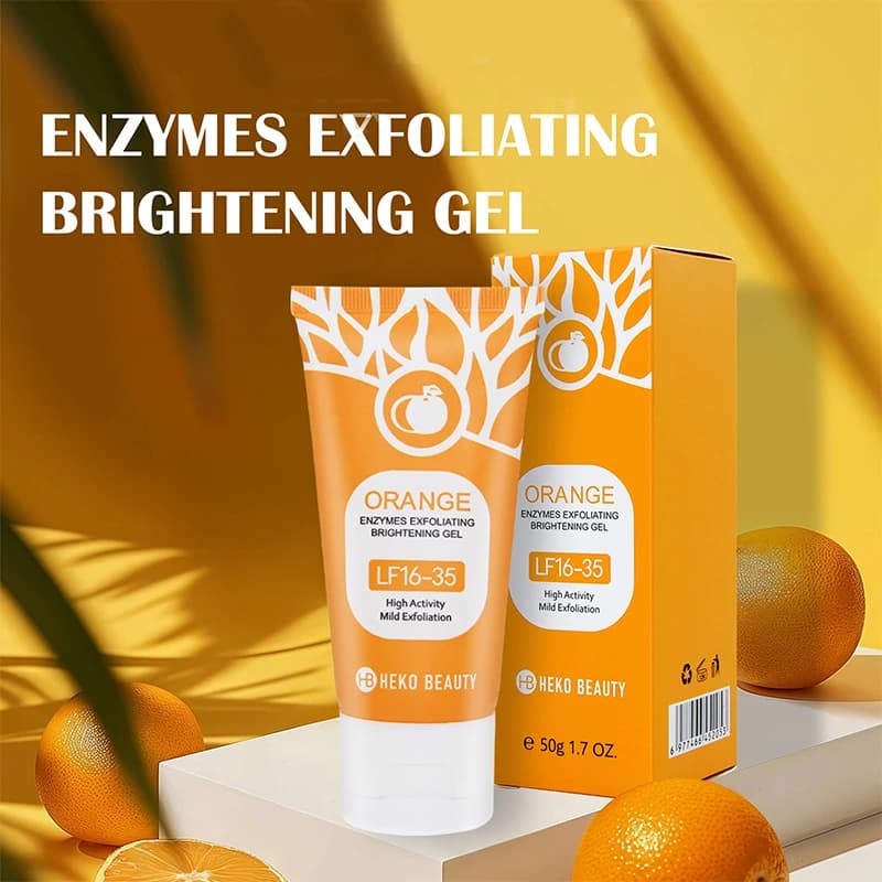 orange exfoliating gel tube — image 2