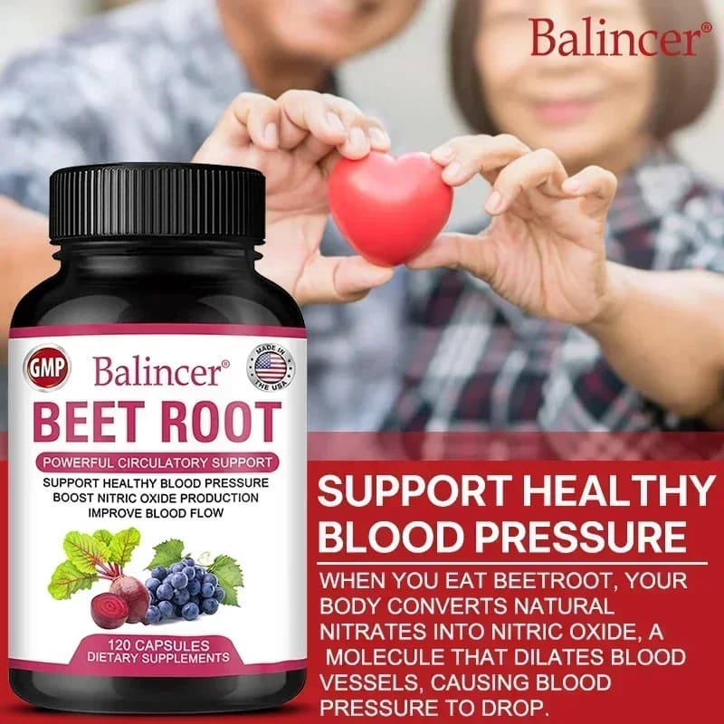 organic beetroot capsules with black pepper — image 4