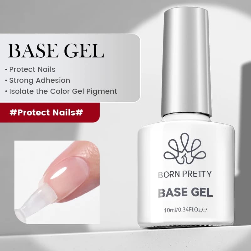 Born Pretty 10 ml rubber gel top coat bottle — image 7