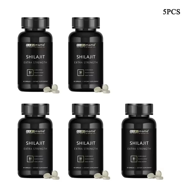 bottle of organic shilajit capsules — image 8