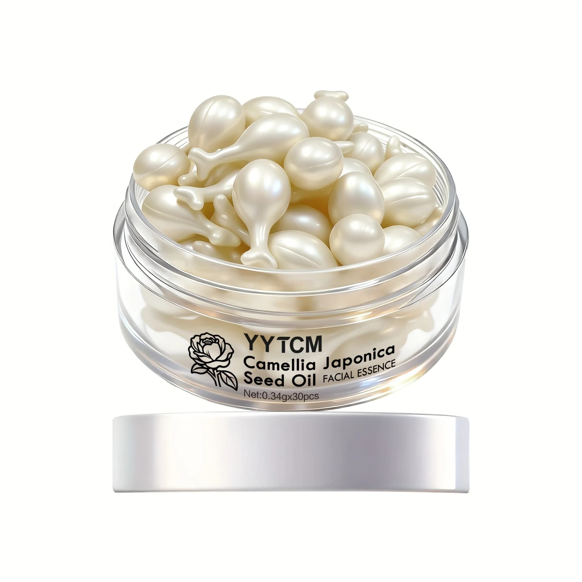 Camellia seed oil essence capsules bottle — image 7