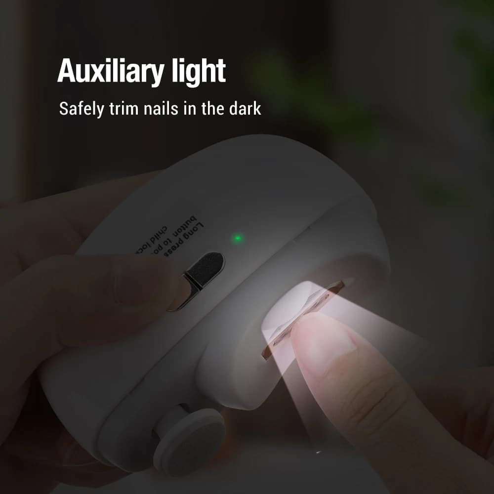 electric nail clipper with anti-splash trimmer — image 5