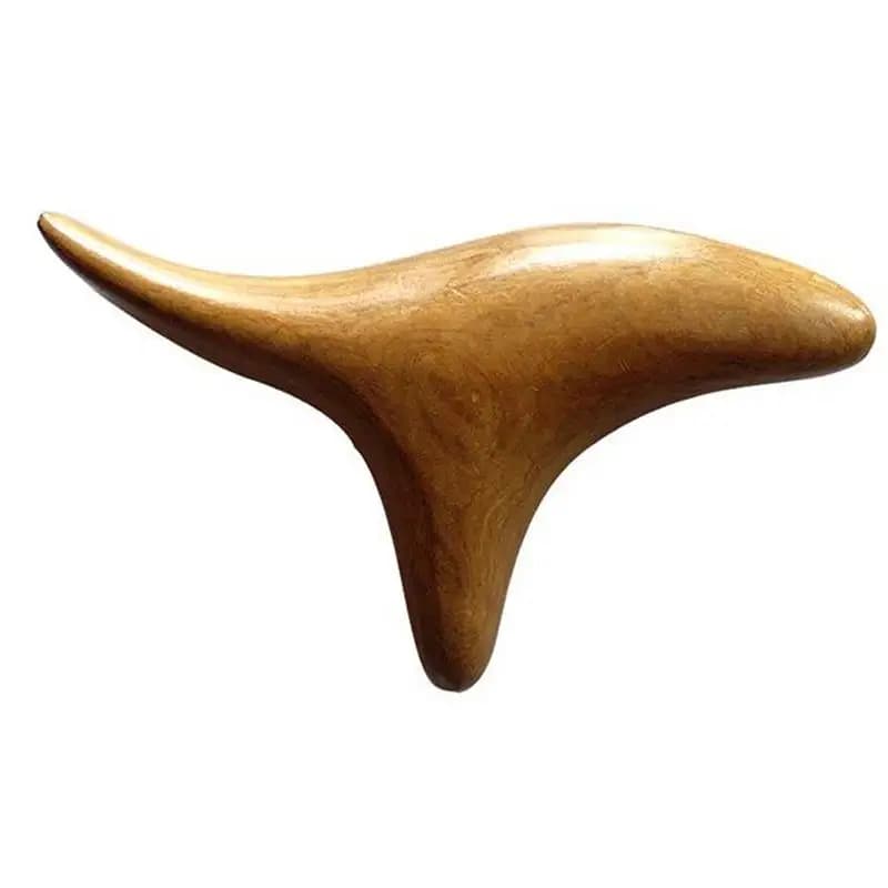 wooden triangle body and neck massager — image 5