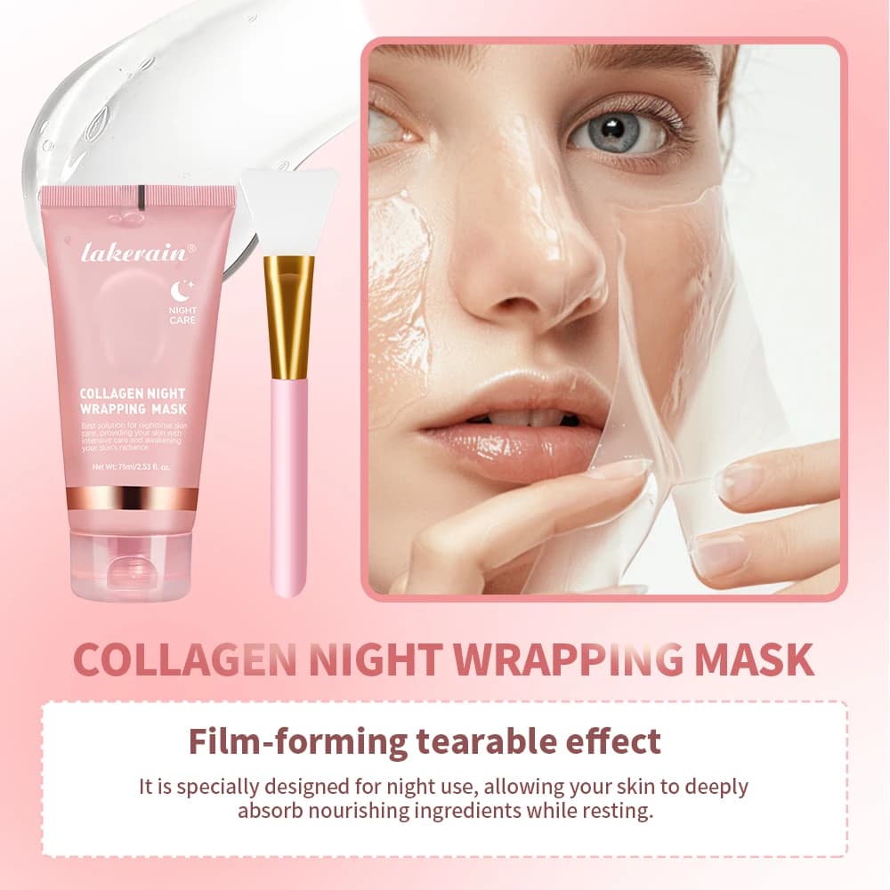 collagen wrapping mask with brush — image 4