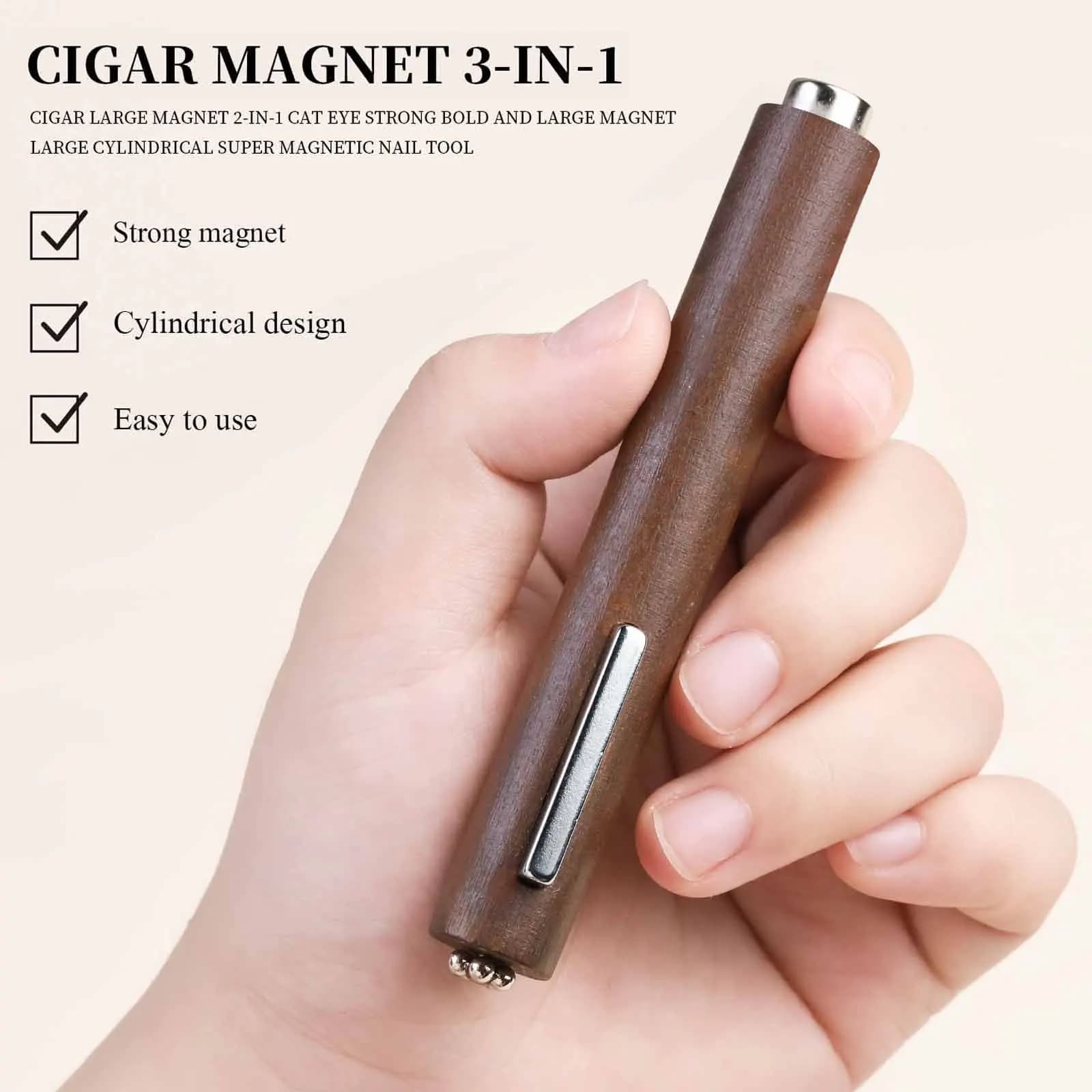 magnetic cat's eye gel in large cylinder — image 3