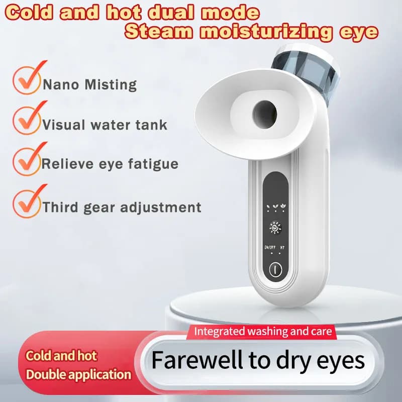 Electric Eye Massager with Nano Steam Hot Compress