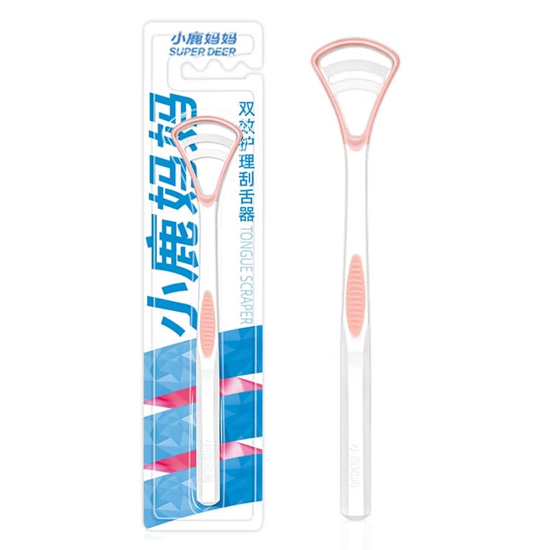 silicone tongue scraper in pastel macaron color — image 7
