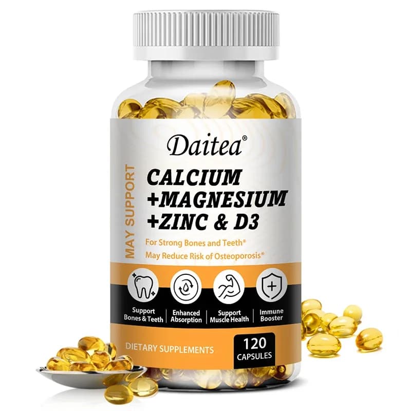 Calcium Magnesium Zinc Capsules with Vitamin D3
