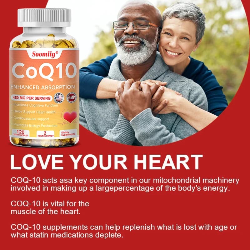 bottle of coenzyme q10 450 mg capsules — image 6