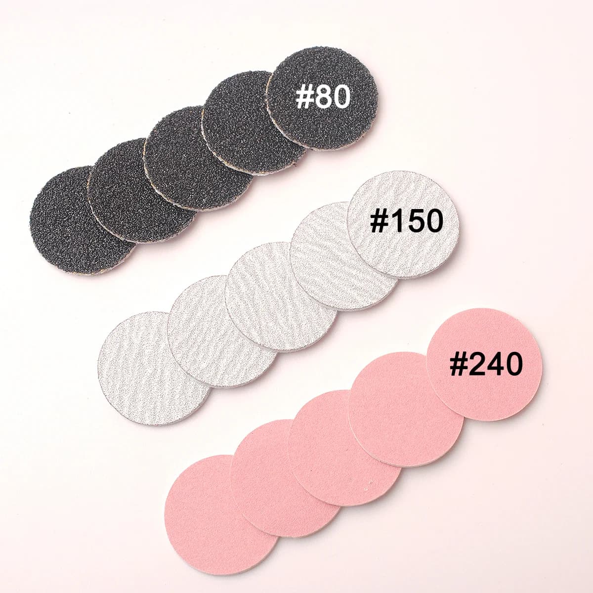 pink replaceable pedicure sanding paper with metal disk — image 6