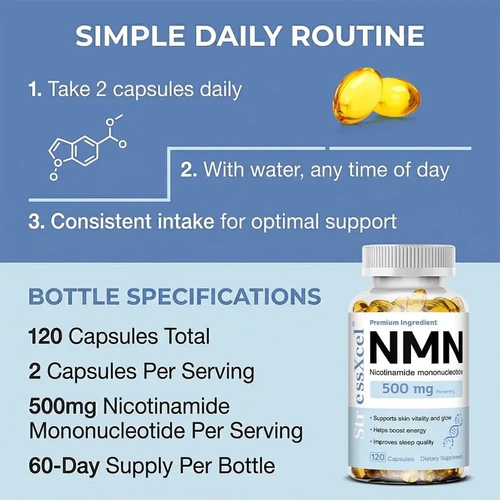 NMN nicotinamide mononucleotide powder bottle — image 4