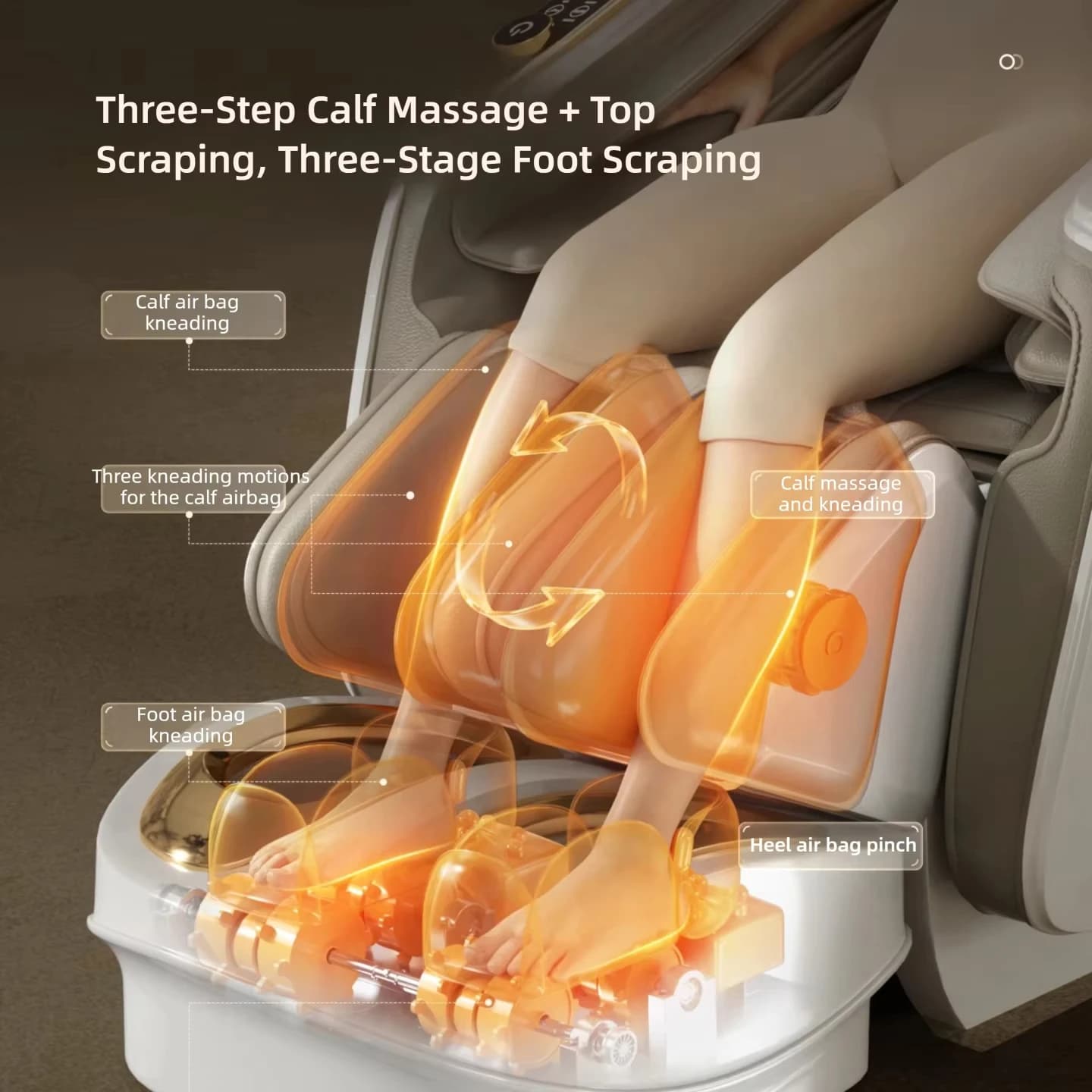 Massage Chair With 4D Gear Movement 360° Cradle Swing Design — image 4