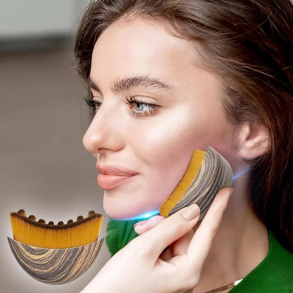 Lymphatic contour dry brush for face and body — image 5