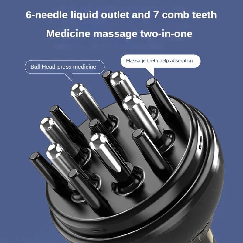 Scalp applicator comb for liquid treatments — image 3