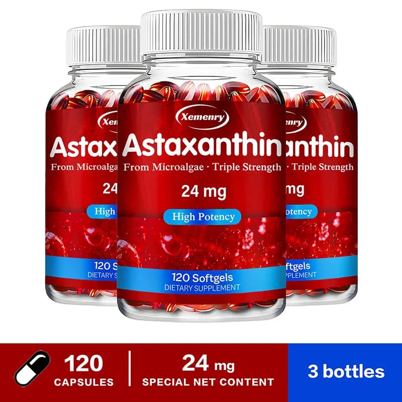 bottle of astaxanthin 24 mg capsules — image 8