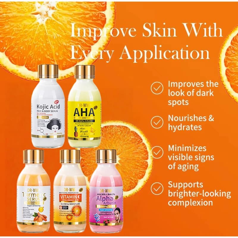 Vitamin C and turmeric facial serum bottle — image 3