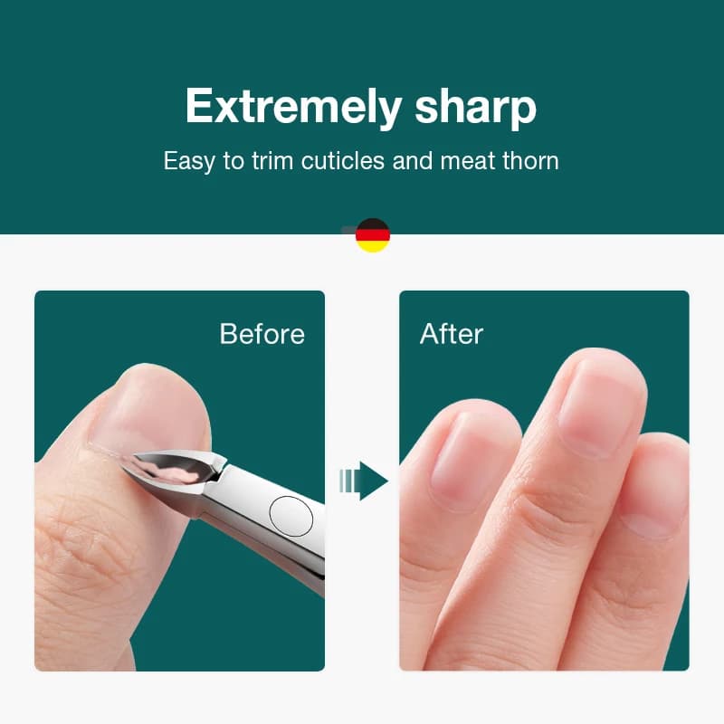 Stainless steel nail cuticle nipper — image 6