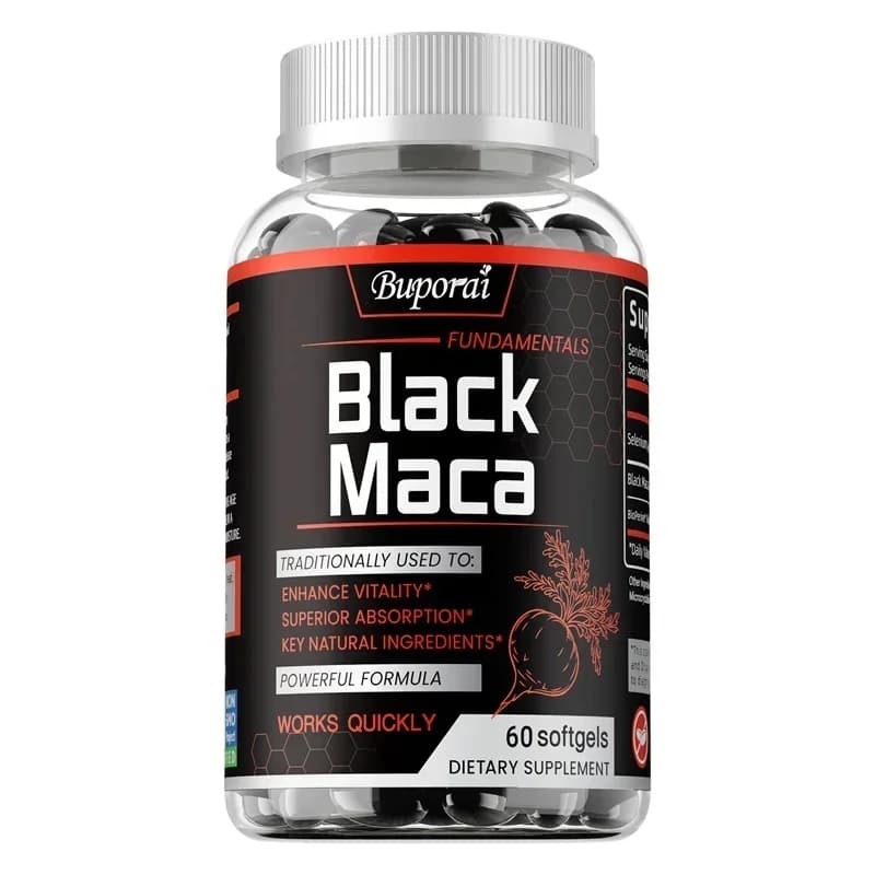 bottle of black maca supplement — image 7