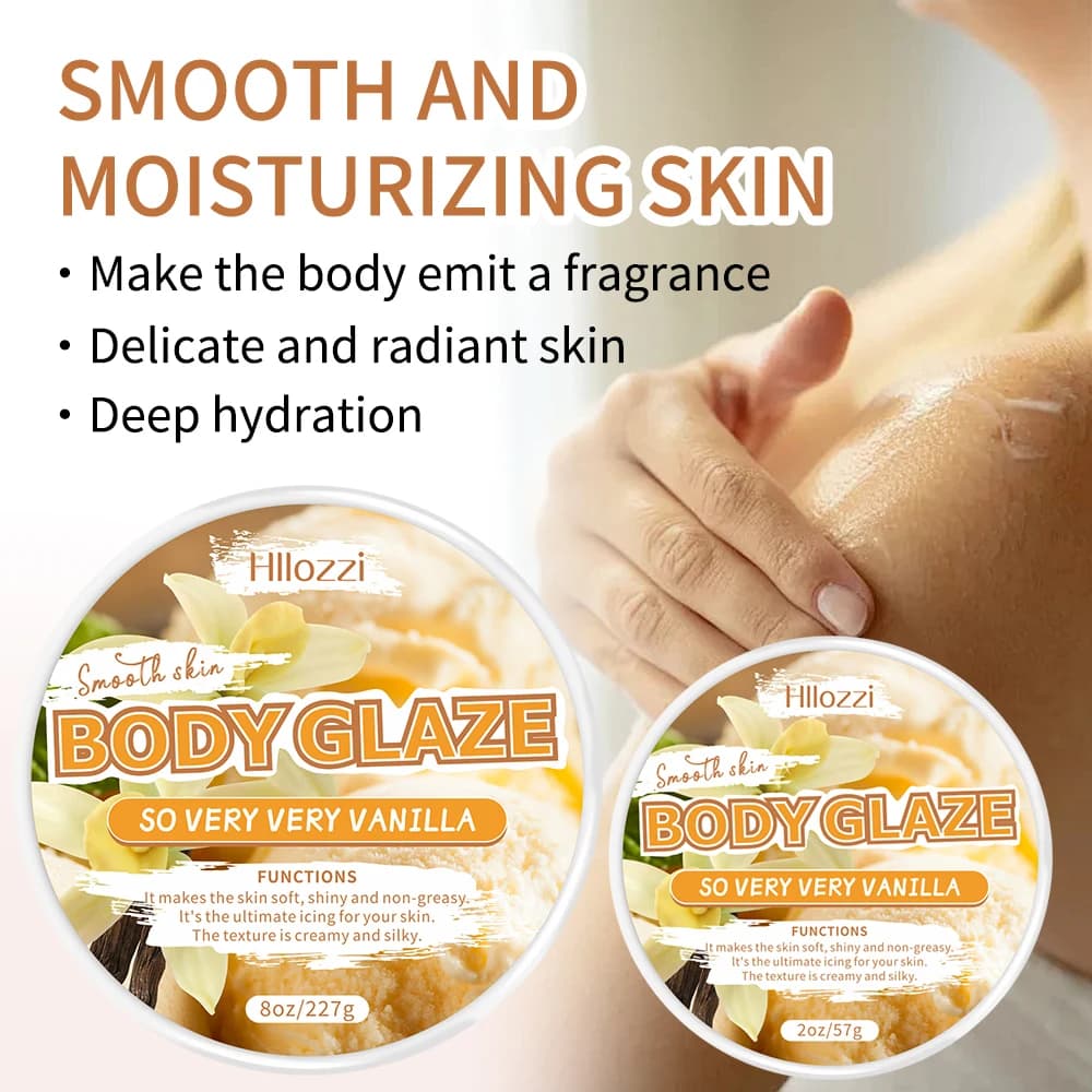 vanilla scented body glaze bottle — image 6
