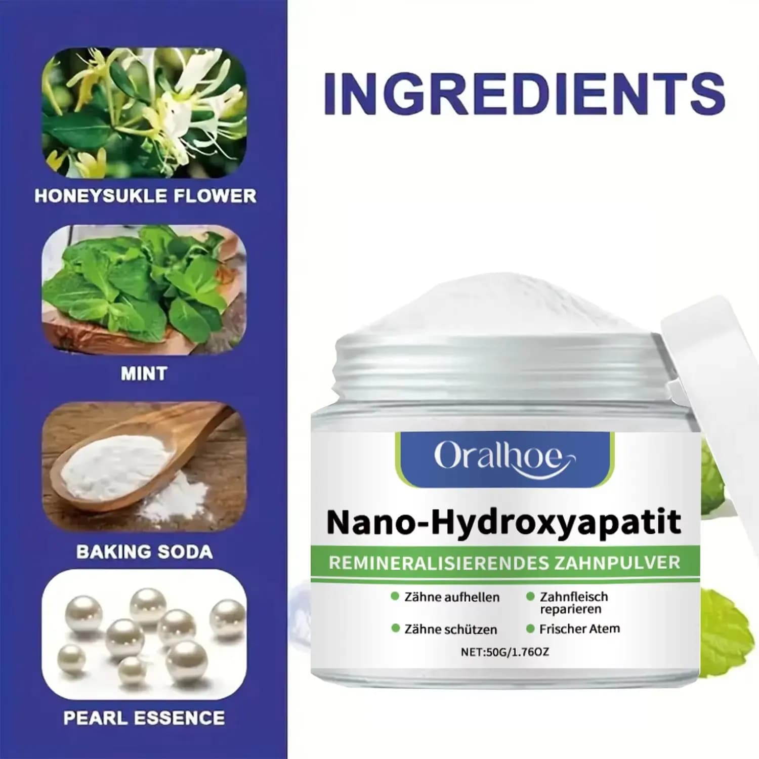 tooth powder with hydroxyapatite — image 5