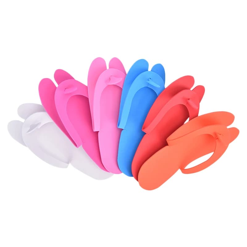 Disposable foam pedicure slippers — image 3