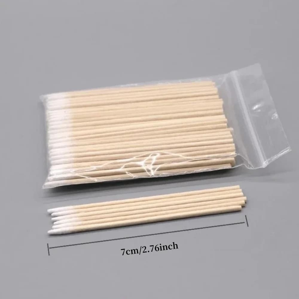 Disposable wooden tip cotton nail sticks — image 5