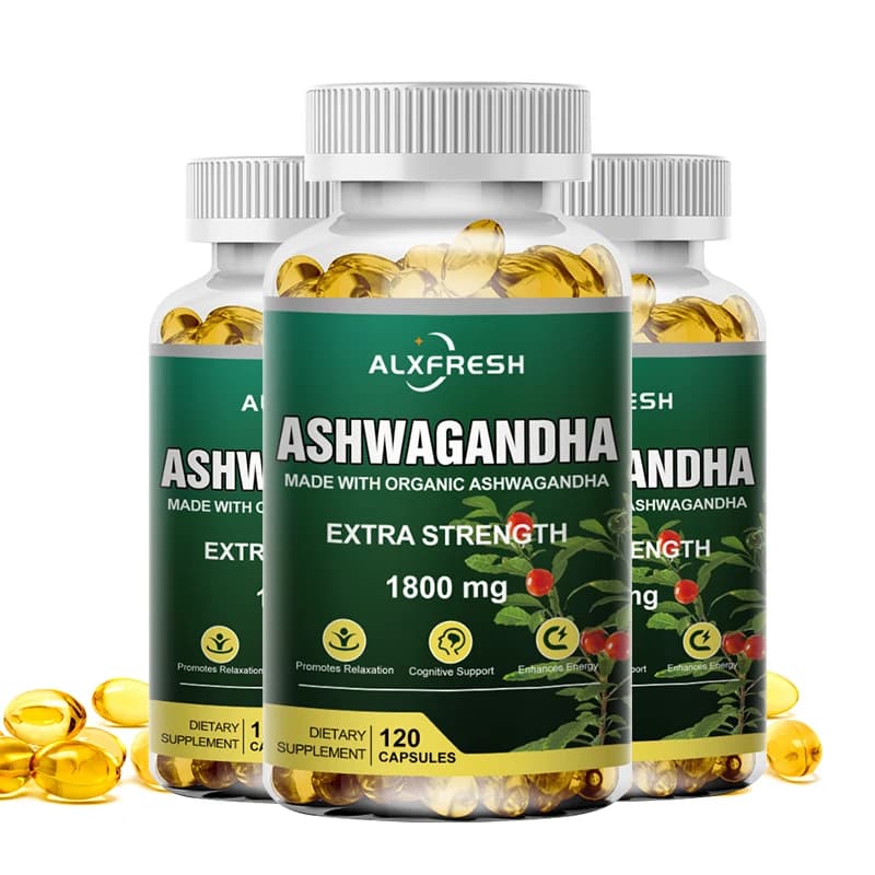 Organic ashwagandha root extract capsules — image 7