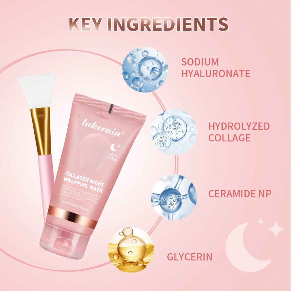 collagen wrapping mask with brush — image 6