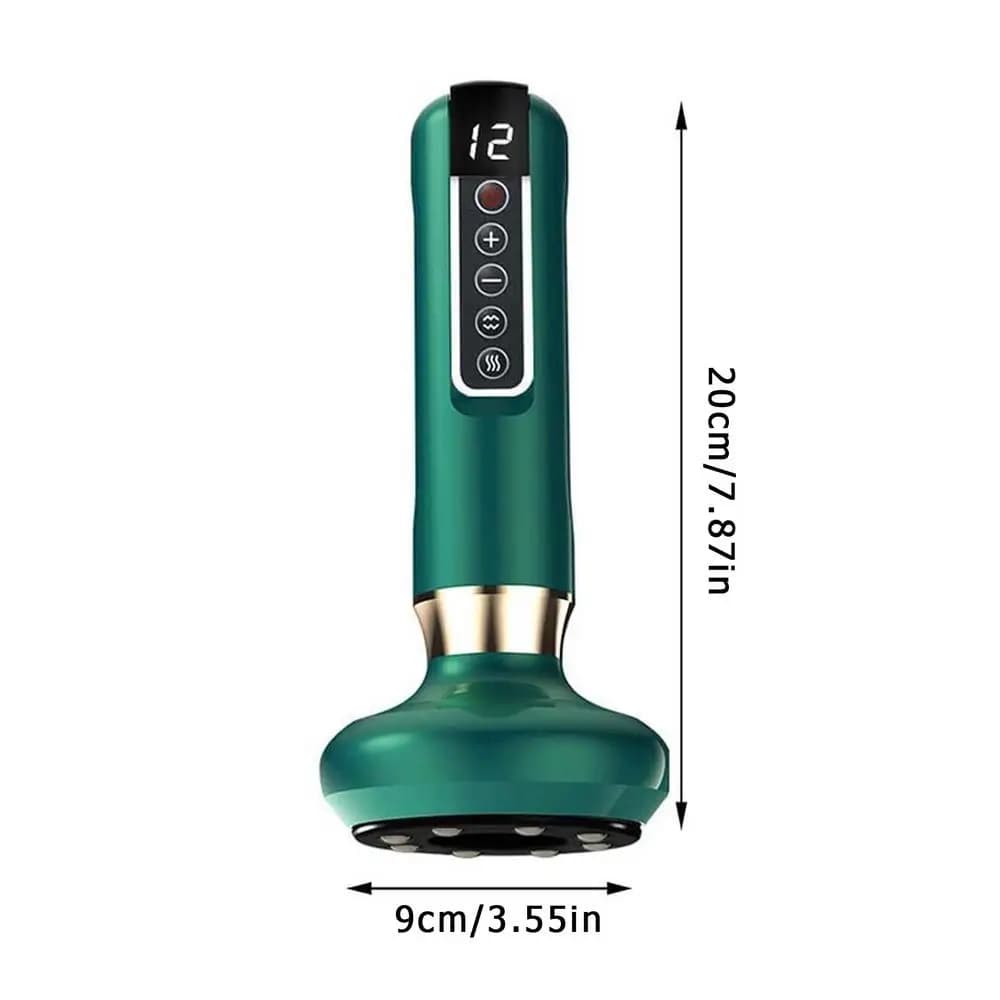 handheld anti-cellulite massager with heat and suction cup — image 8